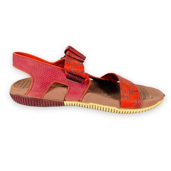 Chaco Confluence Grenadine Sports Sandals Reddish Orange J106934 Women's 7 - Picture 7 of 10